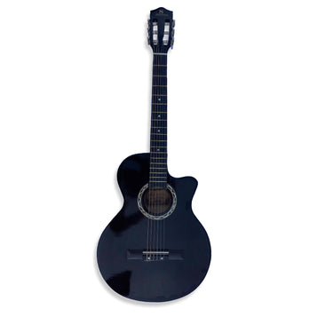 Guitarra Segovia Sg38nbk Acustica Negro Nylon